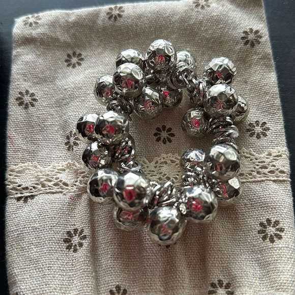 Silver Elastic Bracelet - Picture 1 of 3